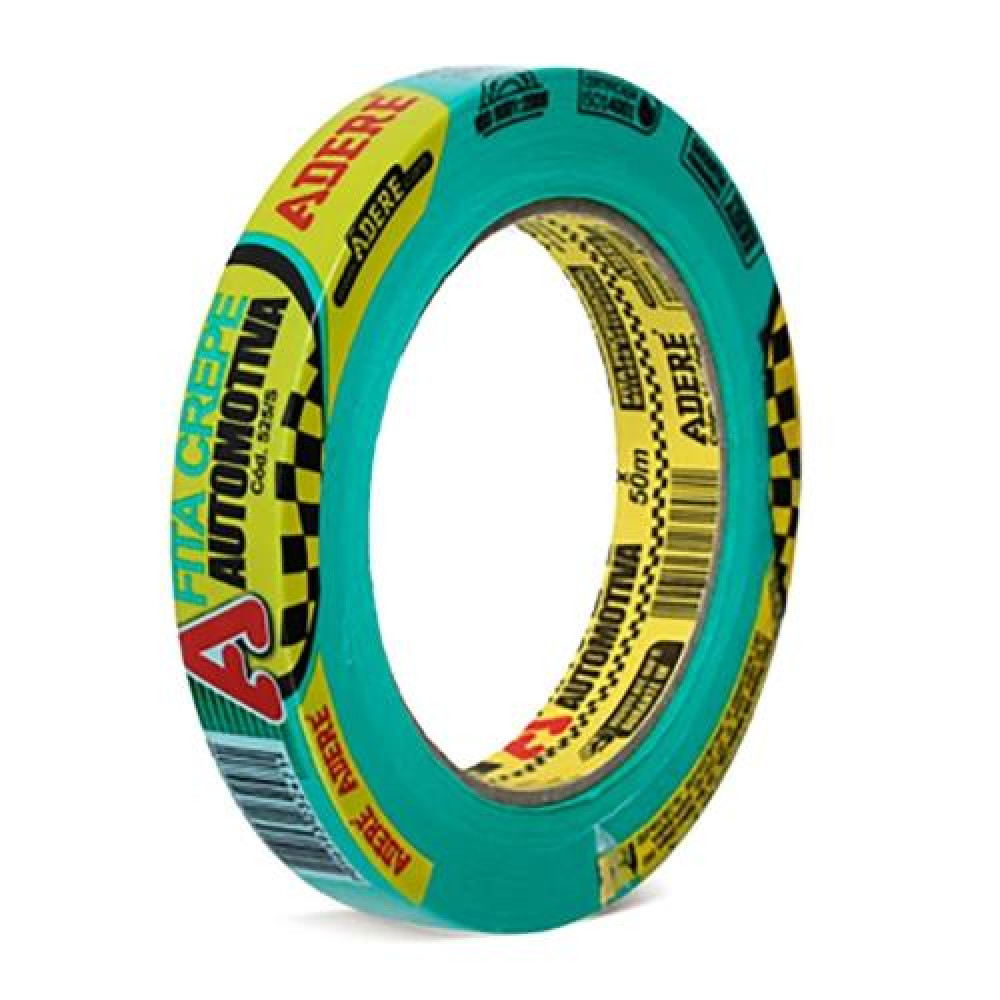 Fita Crepe Automotiva Verde 18mm x 50m