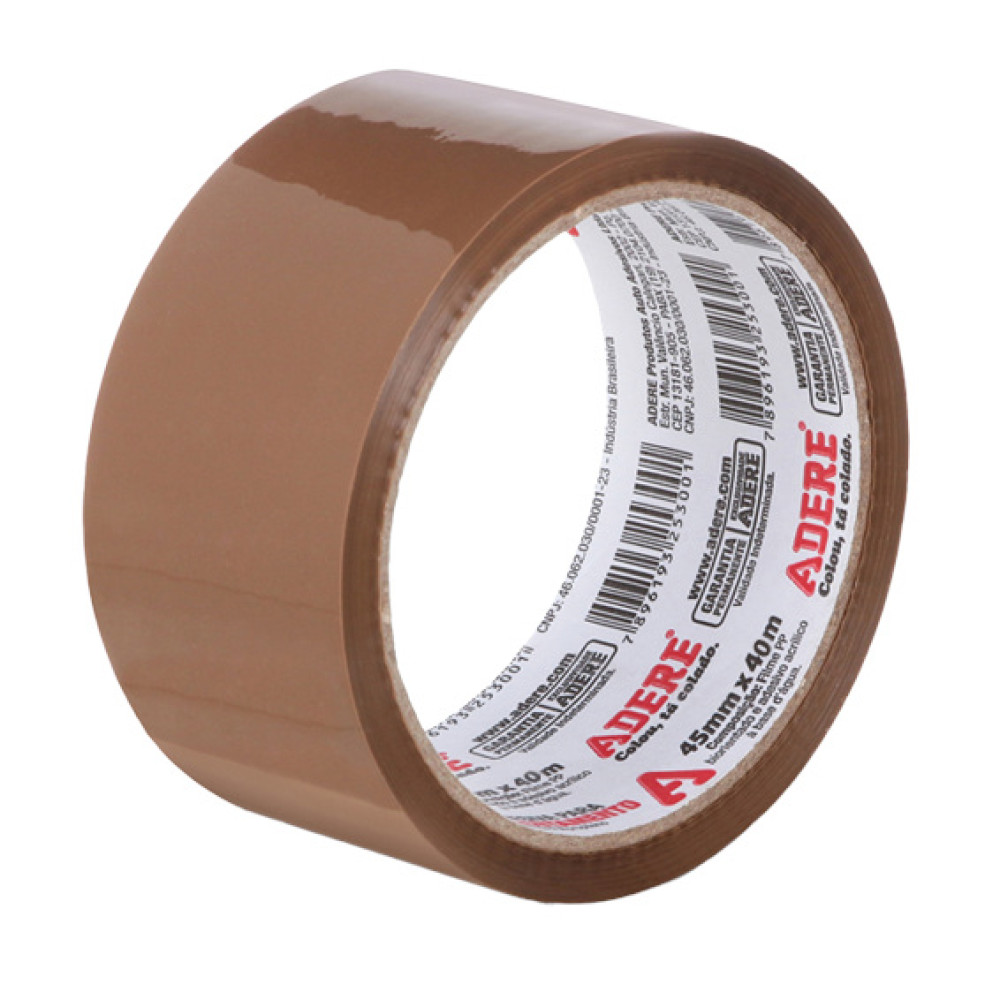 Fita para Empacotamento Marrom 45mm x 40m
