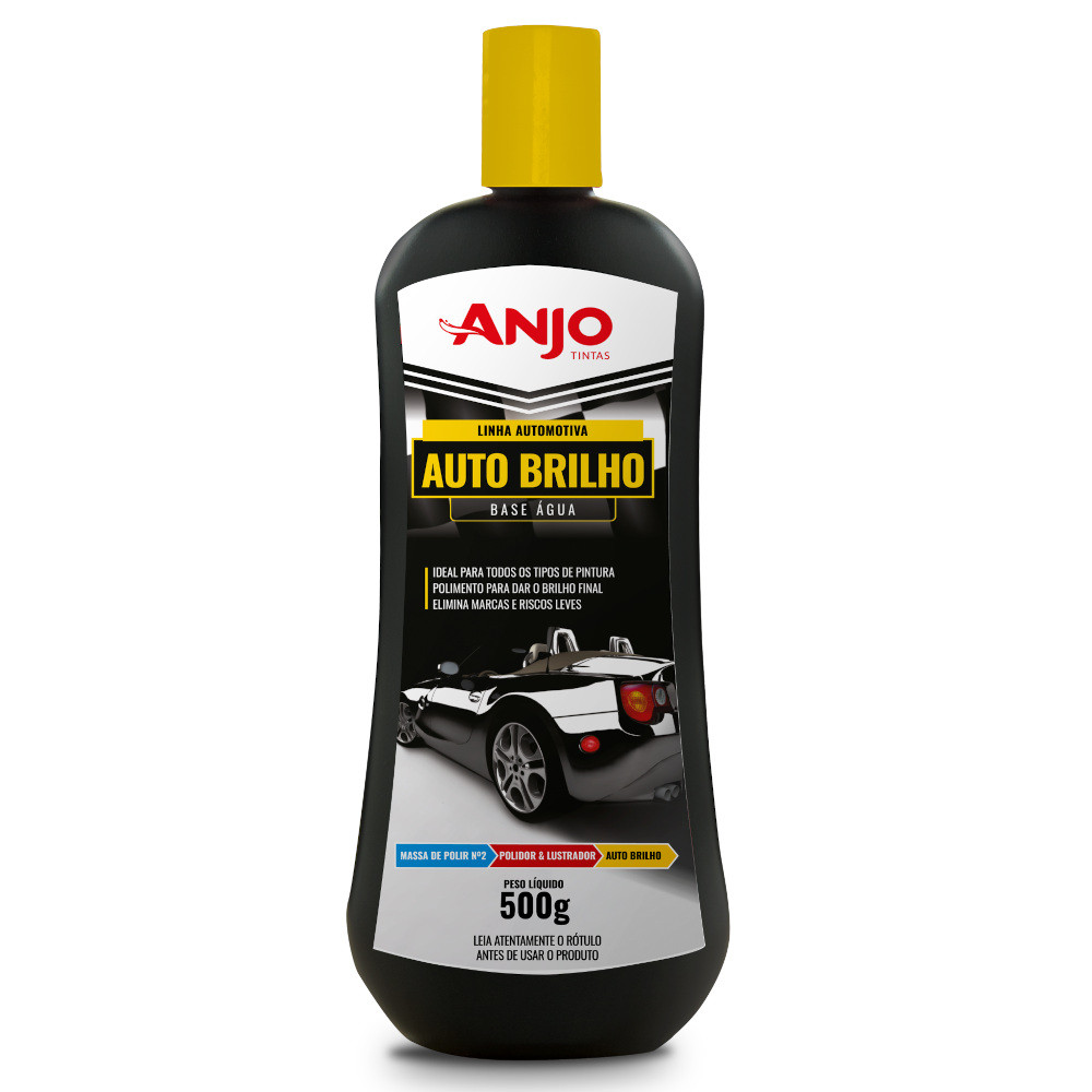 Cera Auto Brilho Base Água 500g