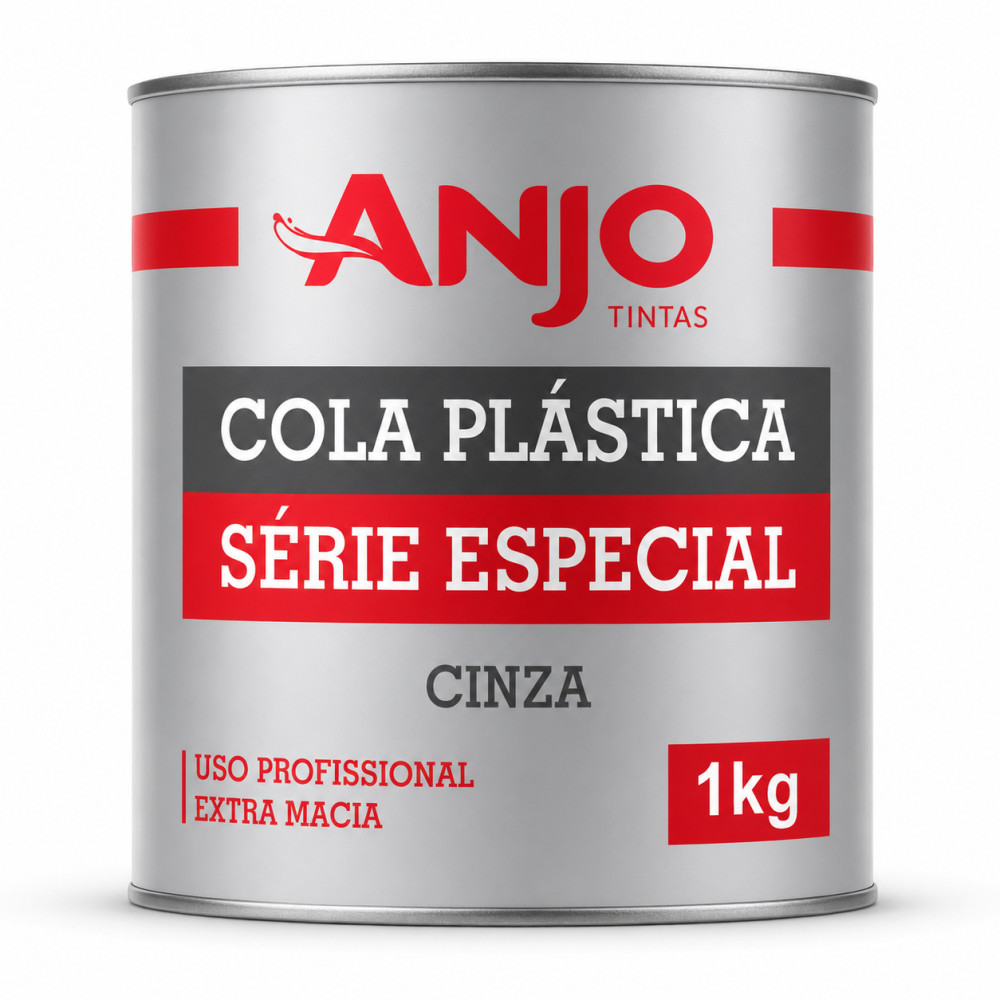 Cola Plástica Série Especial Cinza ANJO 1KG